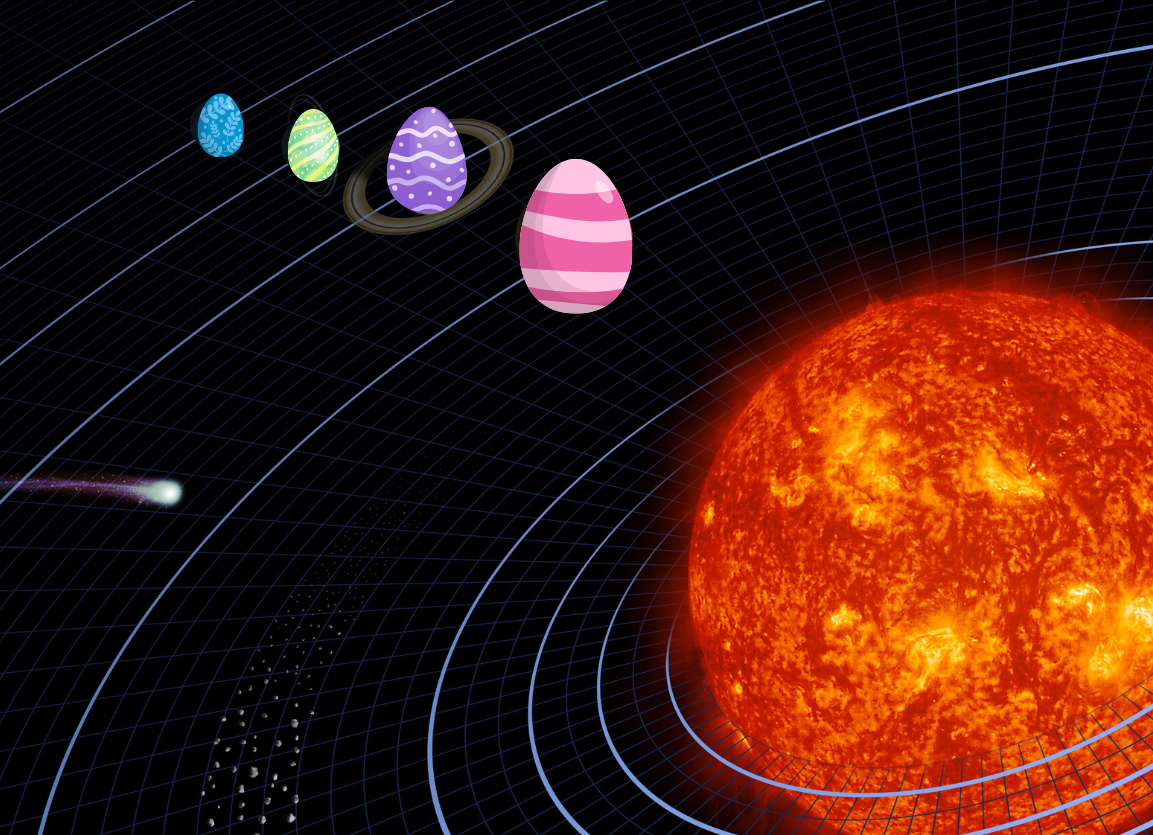 Easter Planets Art